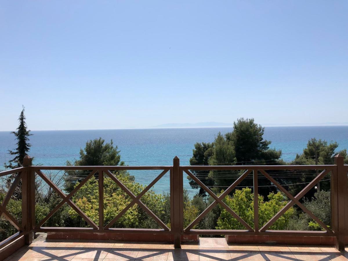 Вилла Unique Sea View House Каландра Экстерьер фото