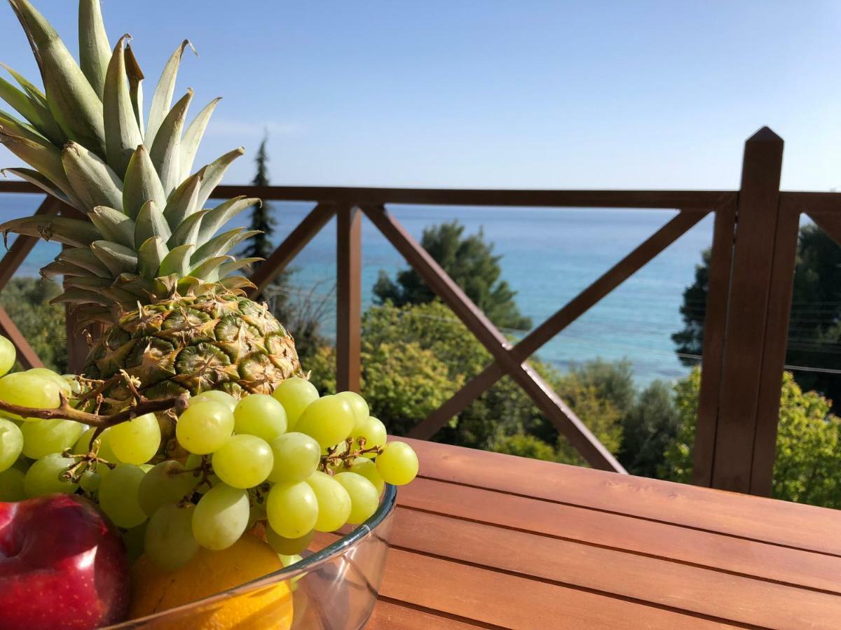 Вилла Unique Sea View House Каландра Экстерьер фото